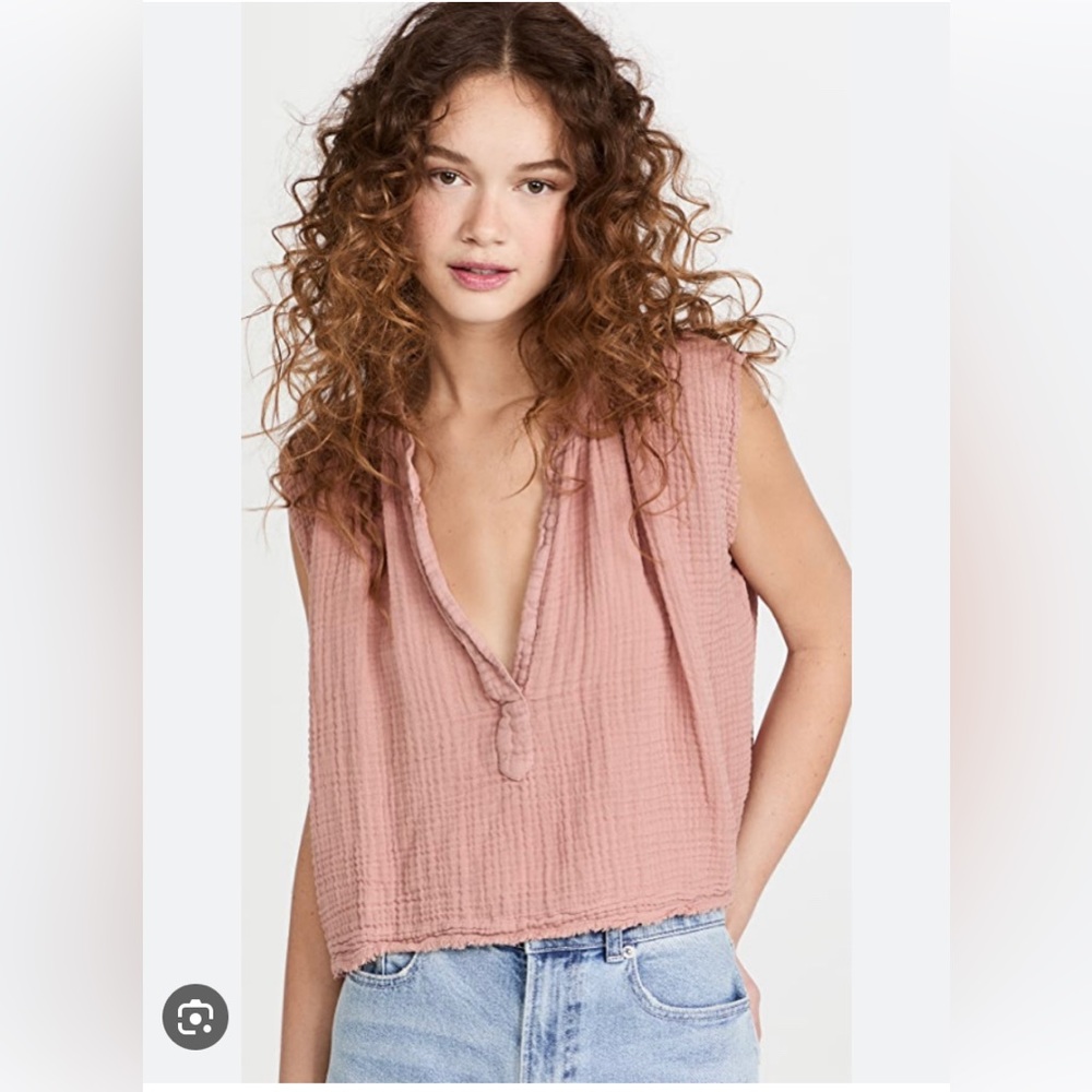 9seed sleeveless top in blush size small